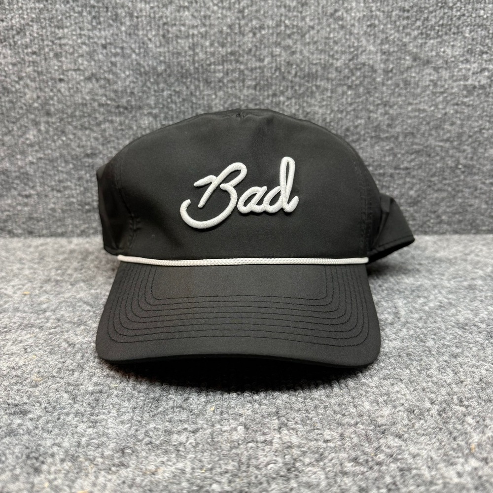Bad Birdie Golf Hat Cap Bad‎ Rope Snapback Adjustable Black One Size